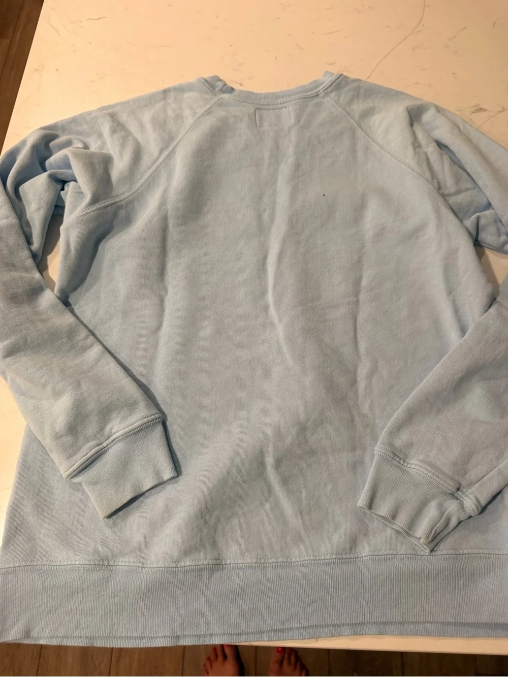 Retrofete Light Blue Malibu Cali Surf Club Graphic Sweatshirt